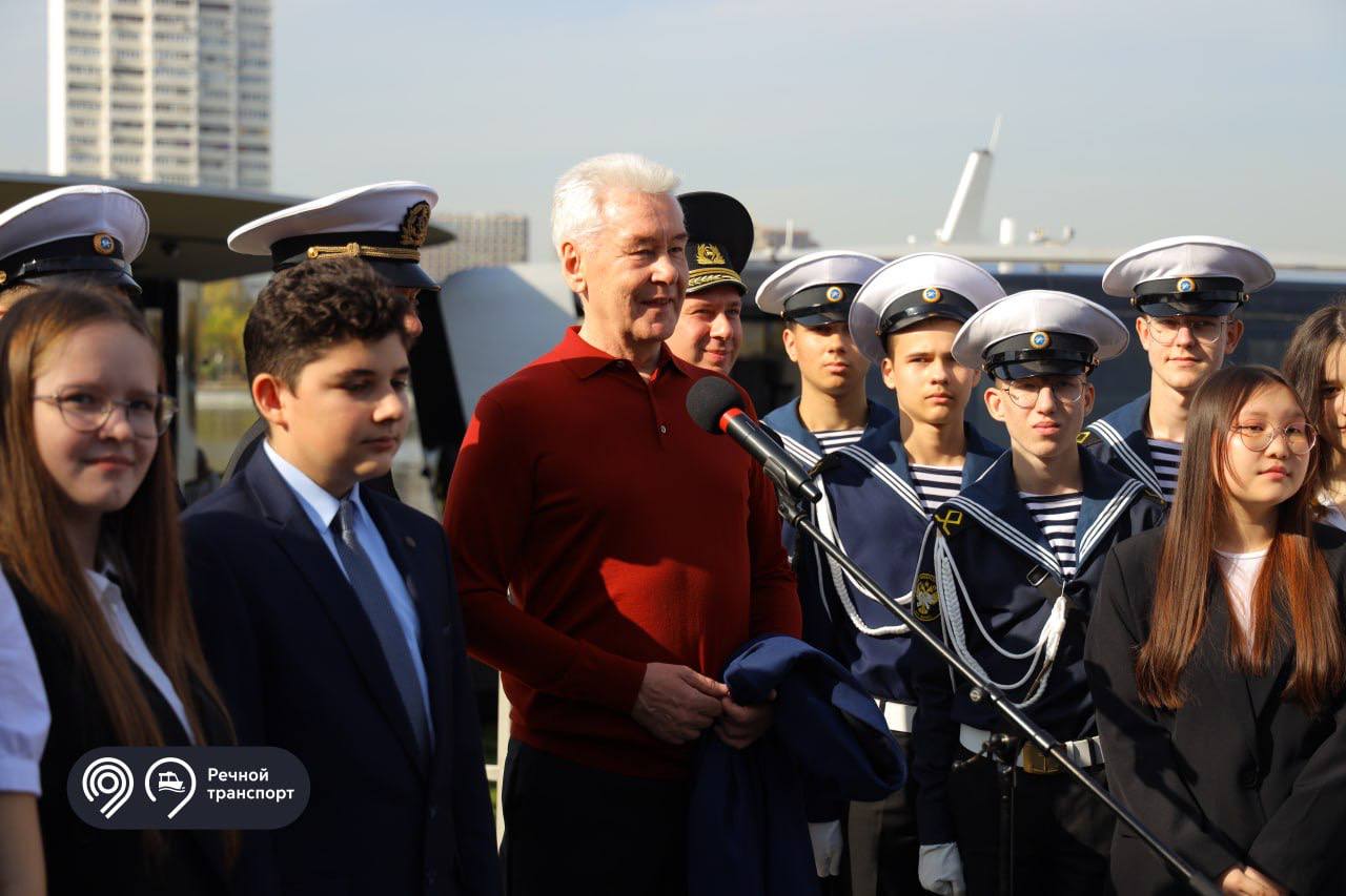 Сегодня Мэр Москвы Сергей Собянин открыл второй маршрут регулярного речного электротранспорта «ЗИЛ — Печатники»